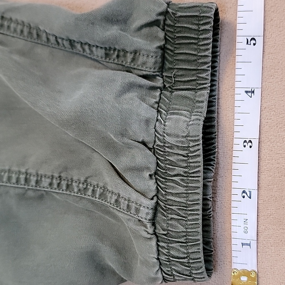 Velvet Heart Olive Green Tencel Pull-On Cargo Jogger Ankle Pants Size XL EUC - Picture 12 of 14